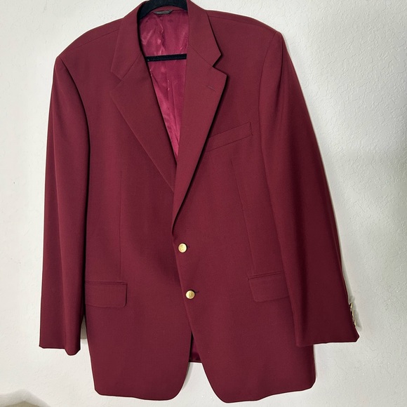 Bobby Jones Other - Bobby Jones golf sport coat size 44 cranberry